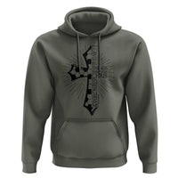 I Can Do All Things Through Christ Hoodie Christian Soccer Cross Gift