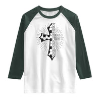 I Can Do All Things Through Christ Raglan Shirt Christian Soccer Cross Gift