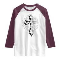 I Can Do All Things Through Christ Raglan Shirt Christian Soccer Cross Gift