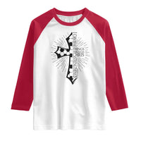I Can Do All Things Through Christ Raglan Shirt Christian Soccer Cross Gift