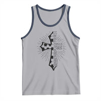 I Can Do All Things Through Christ Tank Top Christian Soccer Cross Gift