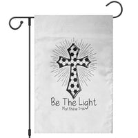 Be The Light Matthew 5 14 Garden Flag Christian Soccer Faith Gift