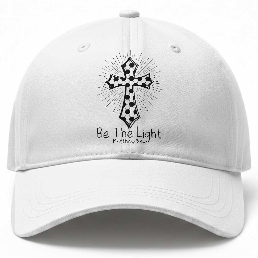Be The Light Matthew 5 14 Baseball Cap Christian Soccer Faith Gift