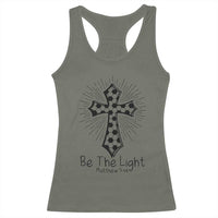 Be The Light Matthew 5 14 Racerback Tank Top Christian Soccer Faith Gift