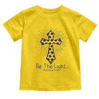 Be The Light Matthew 5 14 Toddler T Shirt Christian Soccer Faith Gift