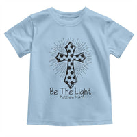 Be The Light Matthew 5 14 Toddler T Shirt Christian Soccer Faith Gift