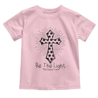Be The Light Matthew 5 14 Toddler T Shirt Christian Soccer Faith Gift
