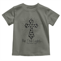 Be The Light Matthew 5 14 Toddler T Shirt Christian Soccer Faith Gift