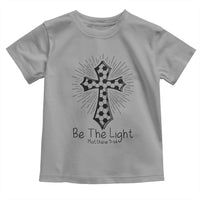 Be The Light Matthew 5 14 Toddler T Shirt Christian Soccer Faith Gift