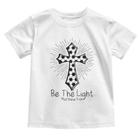 Be The Light Matthew 5 14 Toddler T Shirt Christian Soccer Faith Gift
