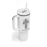 Be The Light Matthew 5 14 Tumbler With Handle Christian Soccer Faith Gift