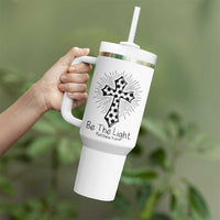 Be The Light Matthew 5 14 Tumbler With Handle Christian Soccer Faith Gift