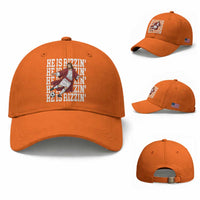 He Is Rizzin Baseball Cap Funny Christian Soccer Lover Gift