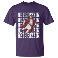 He Is Rizzin T Shirt Funny Christian Soccer Lover Gift