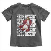 He Is Rizzin Toddler T Shirt Funny Christian Soccer Lover Gift