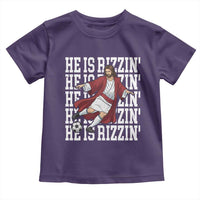 He Is Rizzin Toddler T Shirt Funny Christian Soccer Lover Gift