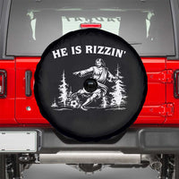 He Is Rizzin Spare Tire Cover Christian Soccer Funny Gift For Believers