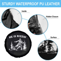 He Is Rizzin Spare Tire Cover Christian Soccer Funny Gift For Believers