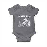He Is Rizzin Baby Onesie Christian Soccer Funny Gift For Believers