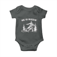 He Is Rizzin Baby Onesie Christian Soccer Funny Gift For Believers