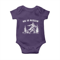 He Is Rizzin Baby Onesie Christian Soccer Funny Gift For Believers