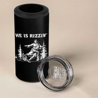 He Is Rizzin 4 in 1 Can Cooler Tumbler Christian Soccer Funny Gift For Believers