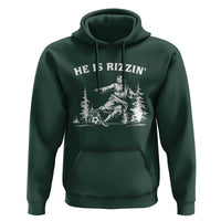 He Is Rizzin Hoodie Christian Soccer Funny Gift For Believers