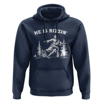 He Is Rizzin Hoodie Christian Soccer Funny Gift For Believers