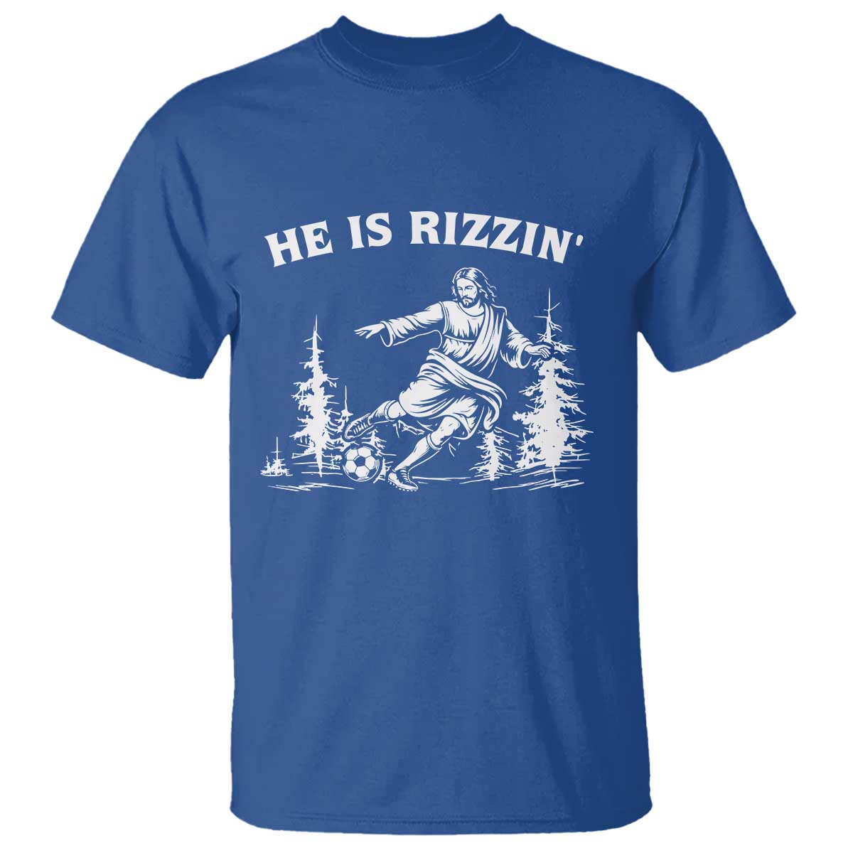 He Is Rizzin T Shirt Christian Soccer Funny Gift For Believers
