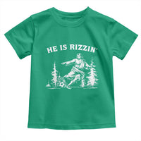 He Is Rizzin Toddler T Shirt Christian Soccer Funny Gift For Believers