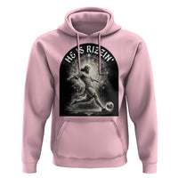 He Is Rizzin Hoodie Funny Christian Faith Soccer Player Gift