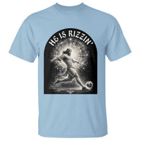 He Is Rizzin T Shirt Funny Christian Faith Soccer Player Gift