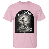 He Is Rizzin T Shirt Funny Christian Faith Soccer Player Gift