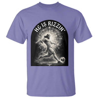 He Is Rizzin T Shirt Funny Christian Faith Soccer Player Gift