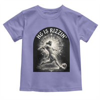 He Is Rizzin Toddler T Shirt Funny Christian Faith Soccer Player Gift