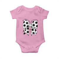 All I Need Is God Faith And Soccer Baby Onesie Christian Gift