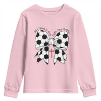 All I Need Is God Faith And Soccer Youth Sweatshirt Christian Gift