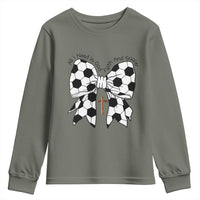 All I Need Is God Faith And Soccer Youth Sweatshirt Christian Gift