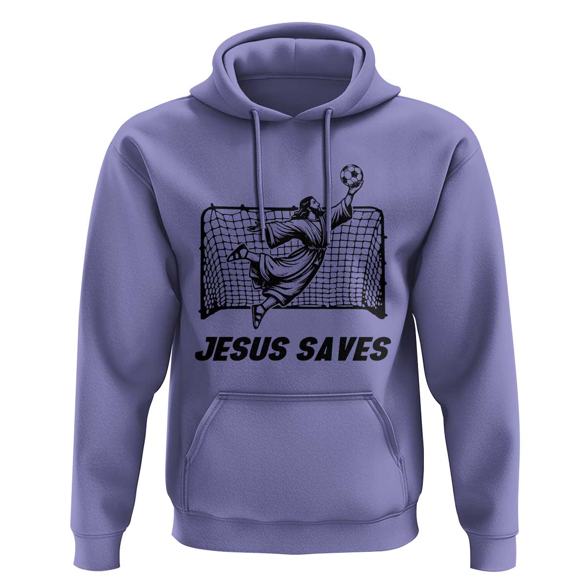 Jesus Saves Hoodie Funny Christian Soccer Goalie