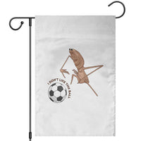 Funny Marcus The Worm Soccer Lover Garden Flag I Do Not Like This Ball