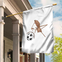 Funny Marcus The Worm Soccer Lover Garden Flag I Do Not Like This Ball