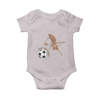 Funny Marcus The Worm Soccer Lover Baby Onesie I Do Not Like This Ball