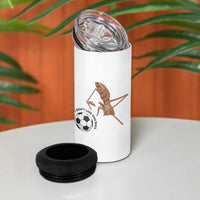 Funny Marcus The Worm Soccer Lover 4 in 1 Can Cooler Tumbler I Do Not Like This Ball