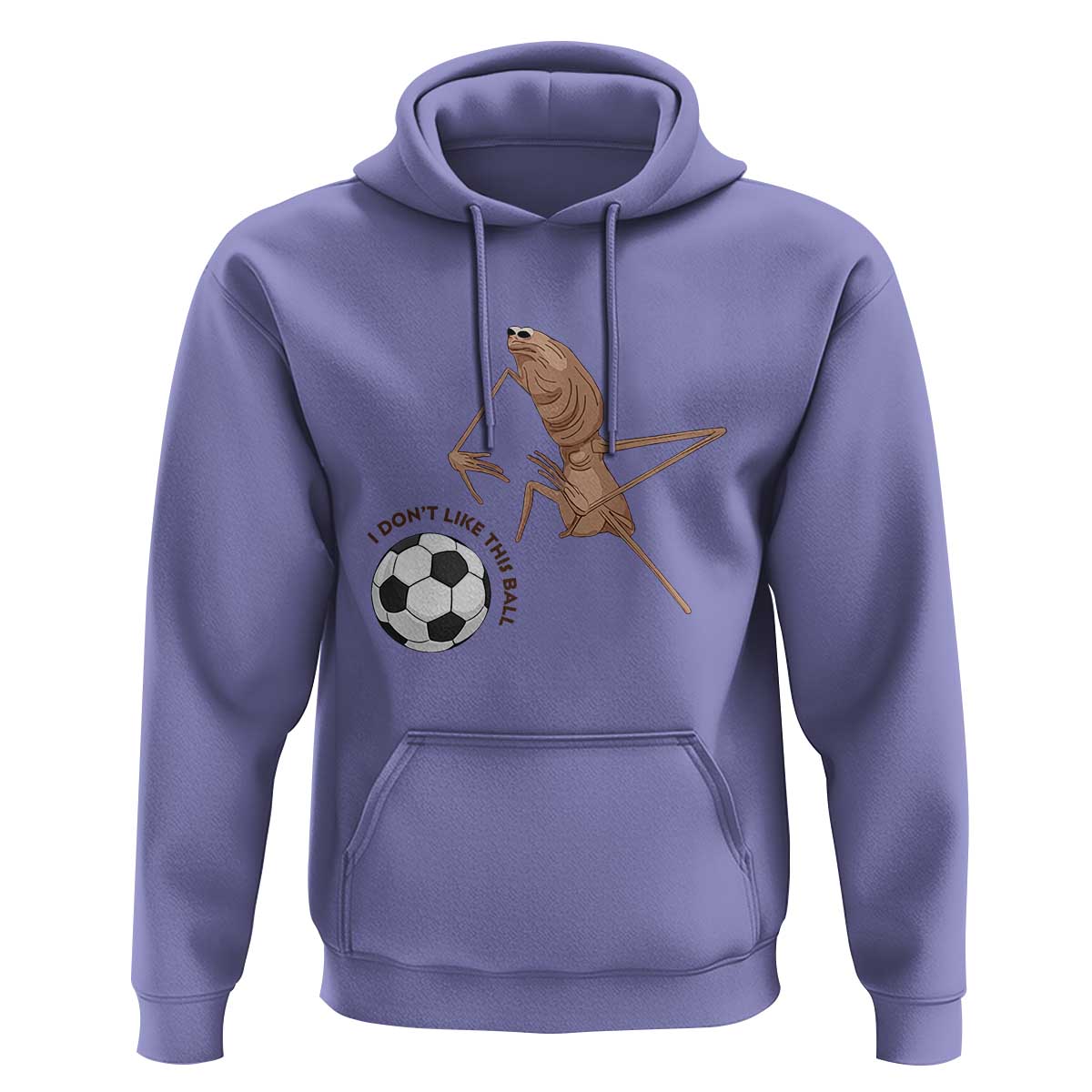 Funny Marcus The Worm Soccer Lover Hoodie I Do Not Like This Ball