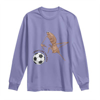 Funny Marcus The Worm Soccer Lover Long Sleeve Shirt I Do Not Like This Ball