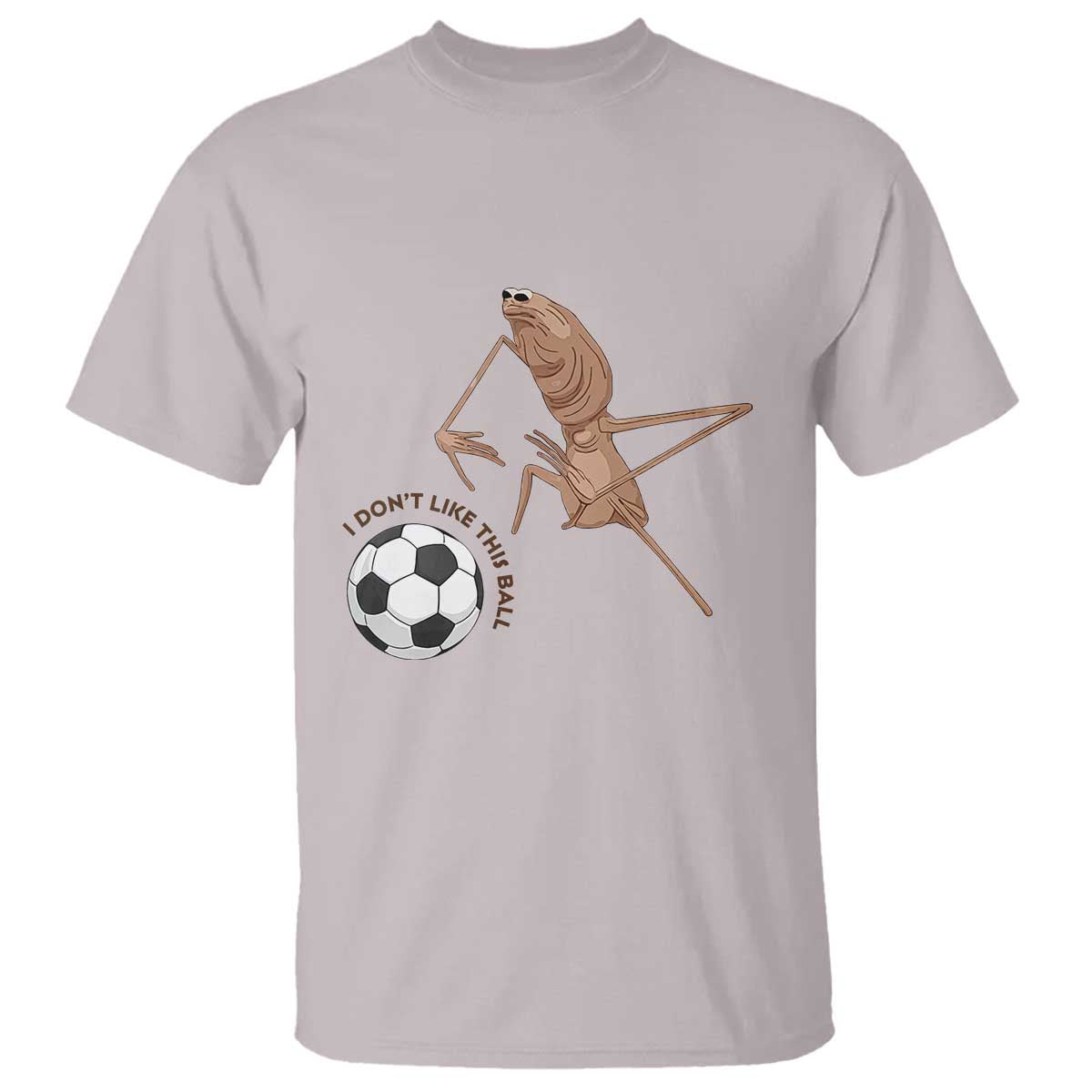 Funny Marcus The Worm Soccer Lover T Shirt I Do Not Like This Ball