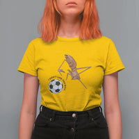Funny Marcus The Worm Soccer Lover T Shirt For Women I Do Not Like This Ball