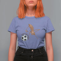 Funny Marcus The Worm Soccer Lover T Shirt For Women I Do Not Like This Ball