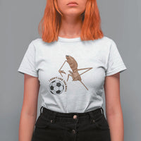 Funny Marcus The Worm Soccer Lover T Shirt For Women I Do Not Like This Ball