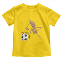 Funny Marcus The Worm Soccer Lover Toddler T Shirt I Do Not Like This Ball